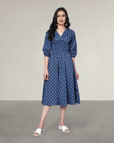 strapless open back dress Buy Beatnik A-line Dresses Polyester dresses Online for Women main image 1