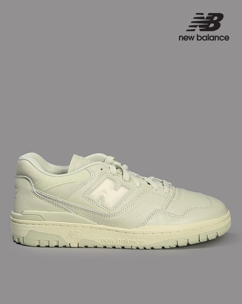 Buy NEW BALANCE Men BB550 Low-Top Walking Shoes Green Color Men