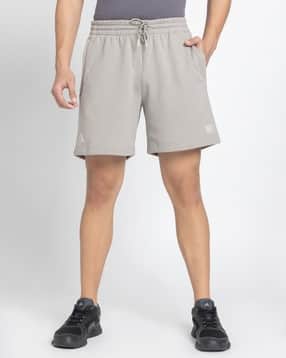 adidas Men Mercedes Ps Regular Fit Shorts with Logo Print-picture-10