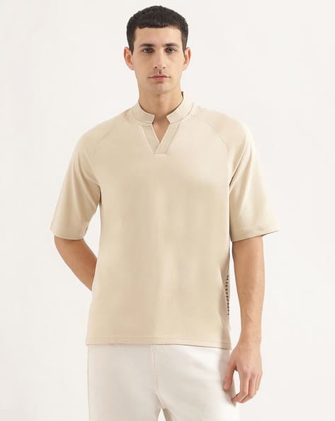 UNITED COLORS OF BENETTON Men Cotton Oversized Fit T-shirt