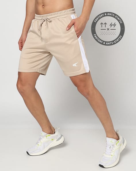 Men Side Panel Regular Fit Active Shorts