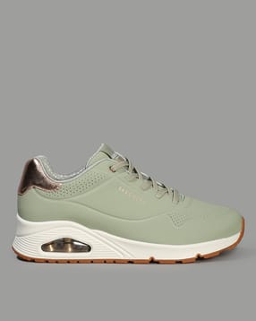 skechers Women Uno - Shimmer Away Lace-Up Casual Shoes-picture-20