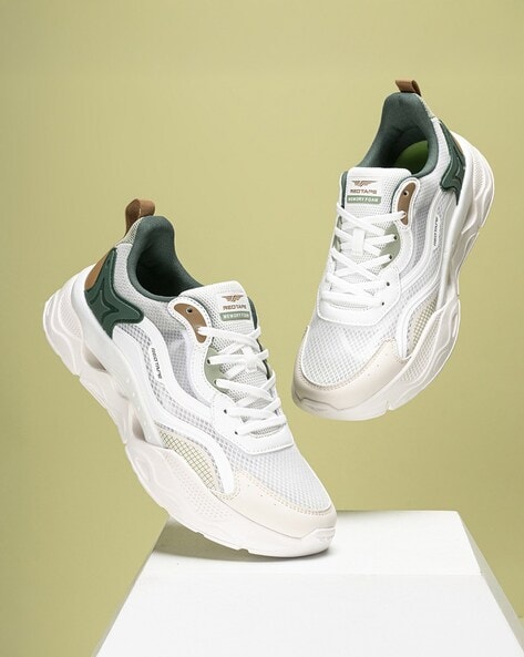 Men Lace-Up Low-Top Casual Shoes