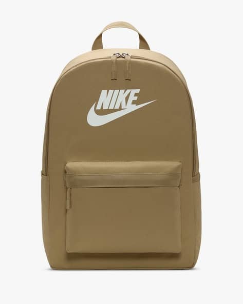 Women Brand Print Backpack with Adjustable Straps - Main Image