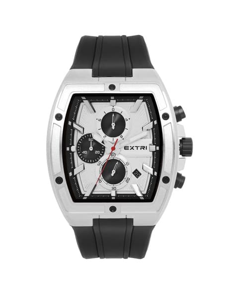 Extri Men Round-Dial Chronograph Watch