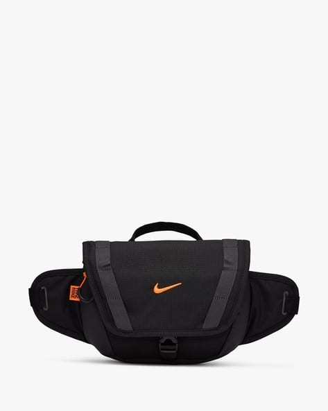 NIKE Women Logo Embroidered Waist Pouch