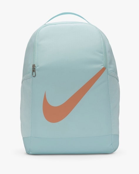 NIKE Girls Logo Print Backpack with Adjustable Straps