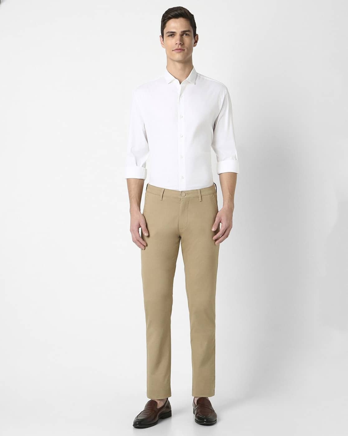 PE CASUAL TROUSER PCTFSSLFJ77, KHAKI, 92
