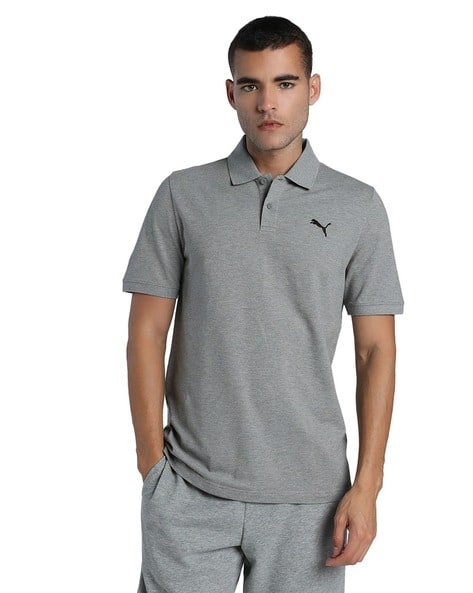 Buy Puma Men Pique Regular Fit Polo T-Shirt Online | Ajio.com