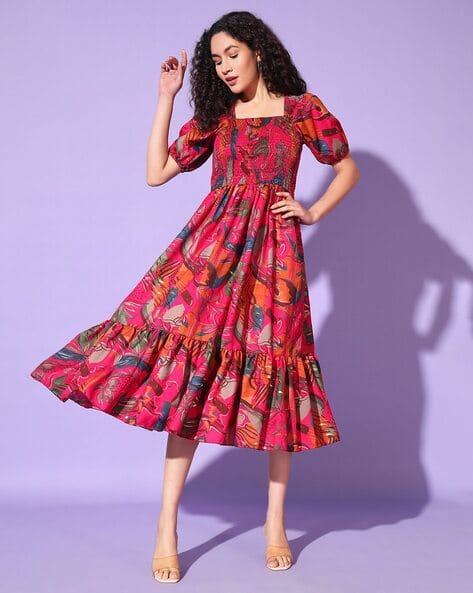 XQsee Women Fit and Flare Dress