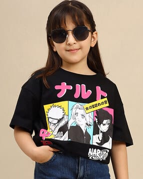 Graphic Print Oversized Fit Round-Neck T-Shirt-image-14