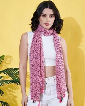 anvi be yourself Women Printed Chiffon Scarf-picture-34