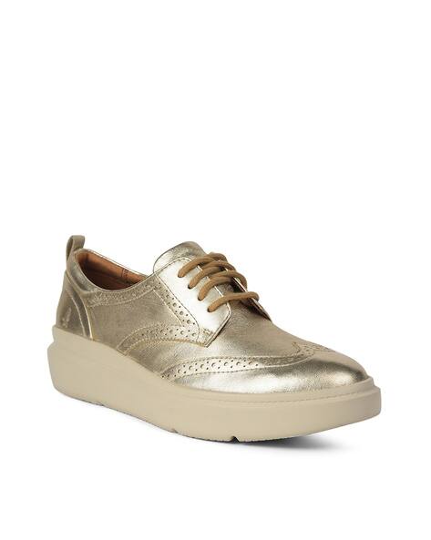 HUSH PUPPIES Women Lace-Up Shoes with Stitch Detail