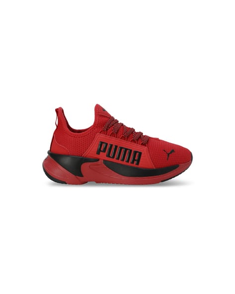 Buy Puma Black-High Risk Red Sneakers for Boys by PUMA Online