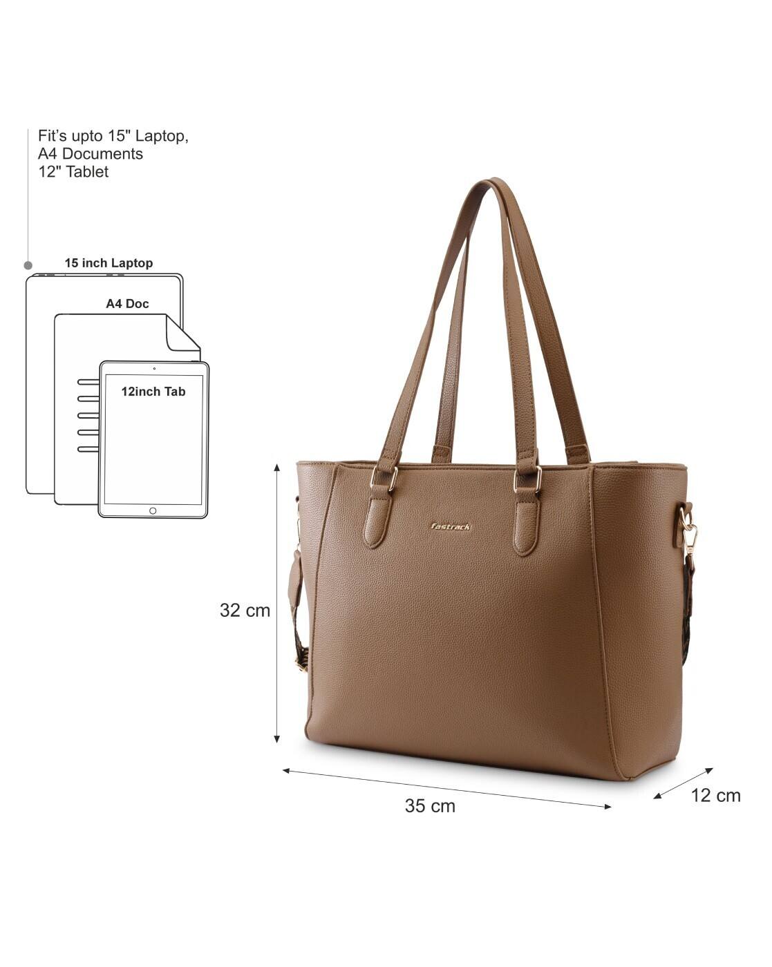 Buy Tan Laptop Bags for Women by FASTRACK Online