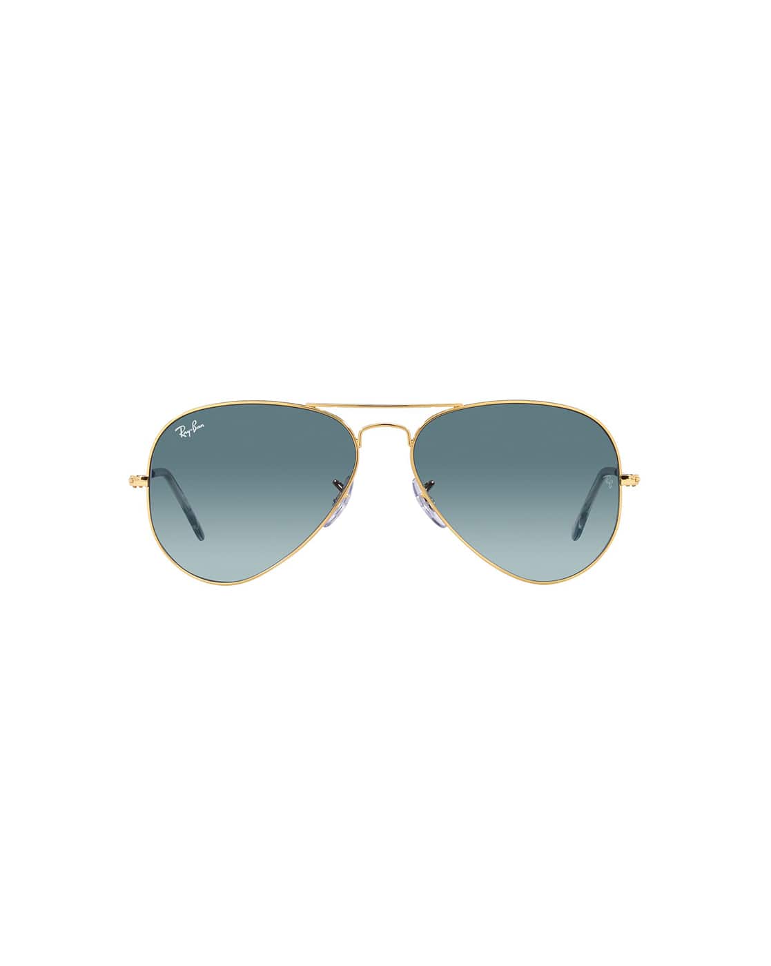 Buy Ray-Ban Men Gradient Aviator Sunglasses-0RB3025 Gold-Toned