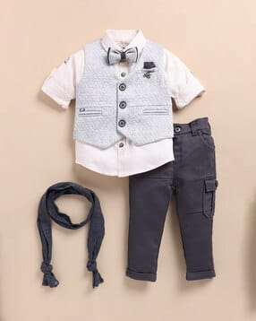 Boys Checks Suit Set-image-48