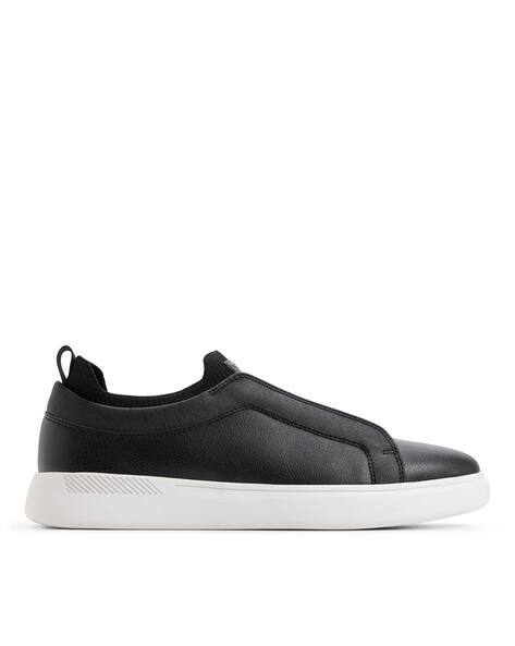 Buy Aldo Men Low-Top Lace-Up Sneakers | Black Color Men | AJIO LUXE