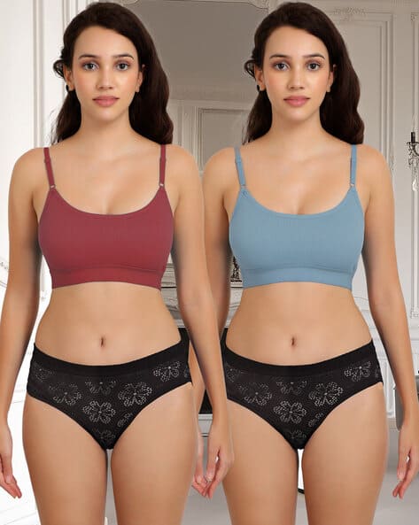 Cotton Bra Panty Set