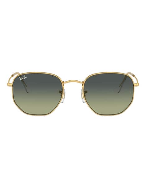 Buy Ray-Ban Men Gradient Hexagonal Sunglasses-0RB3548 Green