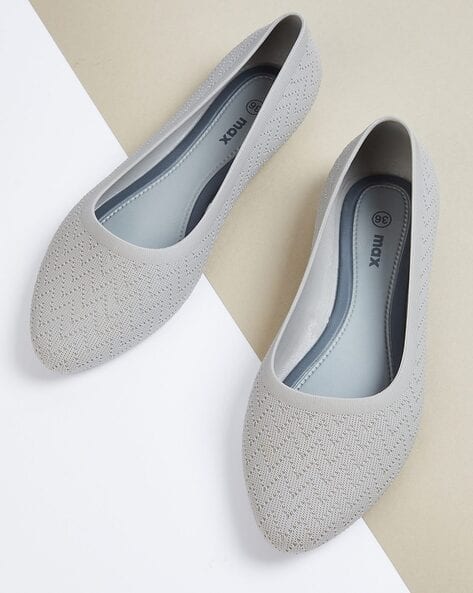 Buy Grey Flat Shoes for Women by MAX Online - Main Image