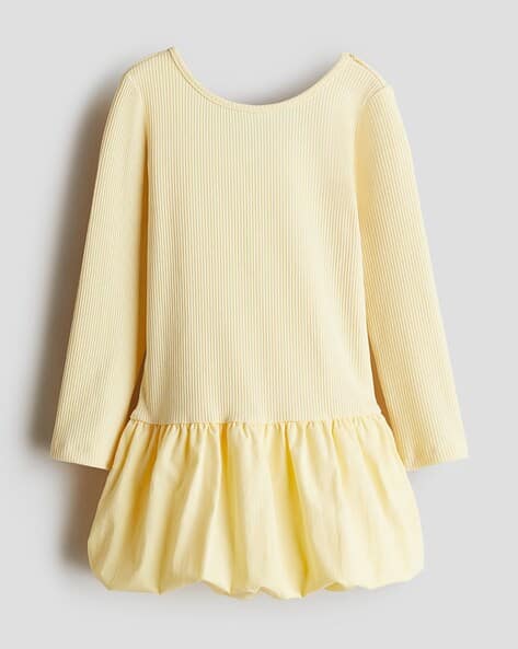 Buy H&M Girls Round Neck Mini Drop Wa... Online | Ajio.com