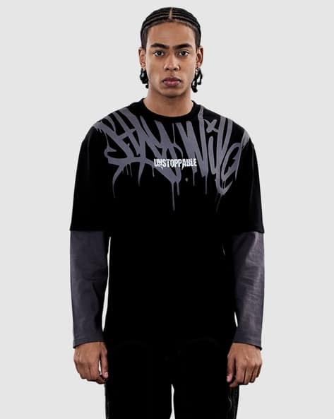 Revolution Unstoppable Double Layered Oversized T-Shirt