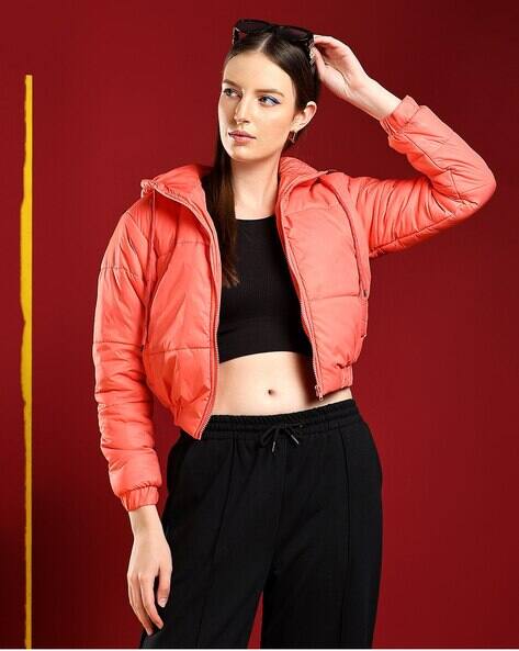 Women Nylon Sleeveless Puffer Jacket