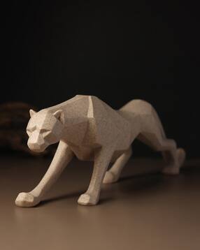Ceramic Leopard Figurine