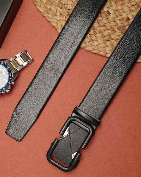 Zevora Men Buckle Belt with Auto-Lock Closure