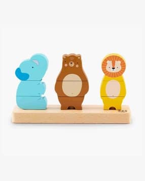 ed-a-mamma Wooden Jungle Animal Stacking Toy-picture-10