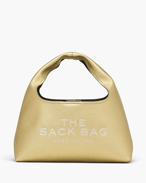 Buy MARC JACOBS The Leather Mini Sack Bag Online | Ajio.com