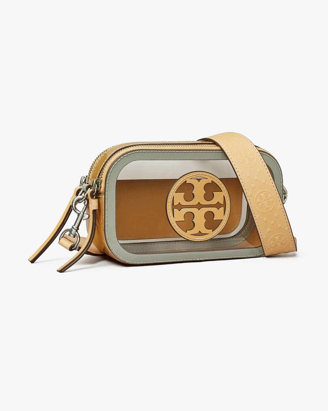 Buy Tory Burch Mini Miller Clear Crossbody Bag Brown Color Women