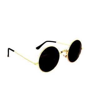 srpm Unisex UV-Protected Full-Rim Round Sunglasses-picture-1