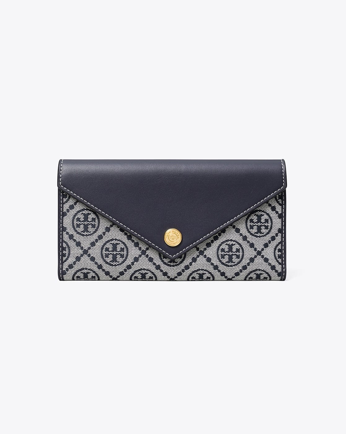 Buy Tory Burch T Monogram Envelope Tri-Fold Wallet | Tory Navy