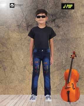 jpop Boys Embroidered Slim Fit Jeans-picture-15