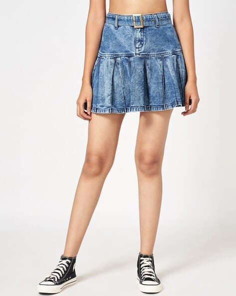 Women Cotton Mini Skirt