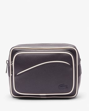 lacoste Men Logo Embossed Messenger Bag-picture-48