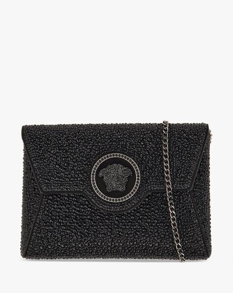 Crystal La Medusa Envelope Clutch