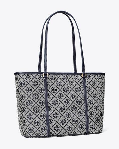 T Monogram Small Zip Tote Bag