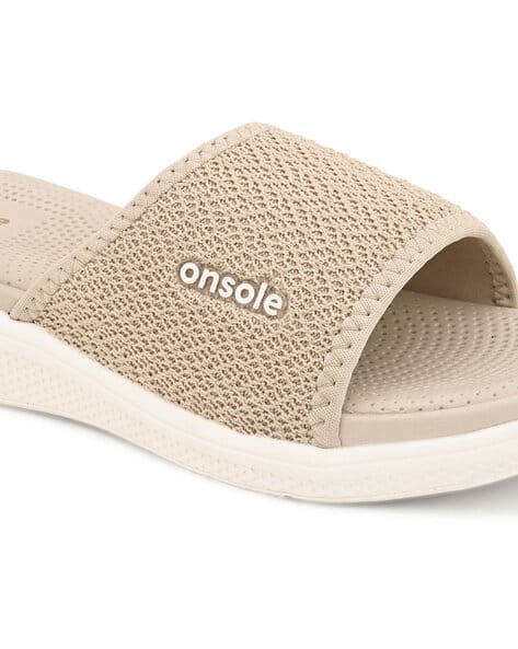 Buy Beige Flip Flop \u0026 Slippers for Women by ONSOLE Online | Ajio.com