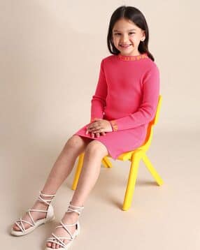 u.s. polo assn. Girls Ribbed Bodycon Dress-picture-28
