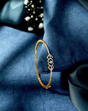 Women Yellow Gold Diamond Bracelet