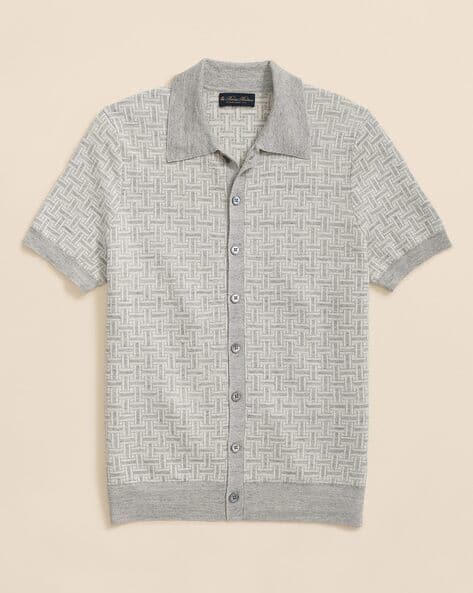 Buy Grey Sweaters Cardigans for Men by BROOKS BROTHERS Online