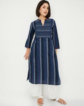 max Women Striped Straight Kurta-picture-24