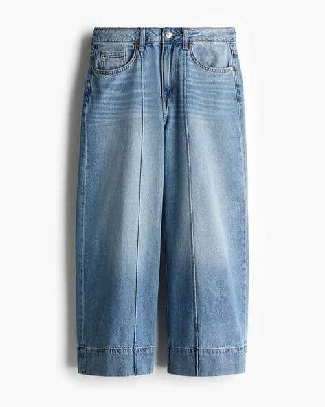 Women Baggy Wide Low Jeans