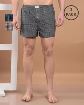 dollar Pack of 3 Men Printed Boxers-picture-52