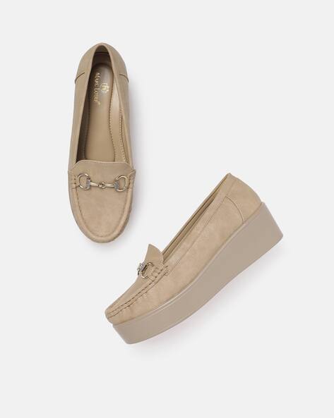 Elle Cream Slip On Loafers Jual ELLE Ladies Shoes 50037Za Original