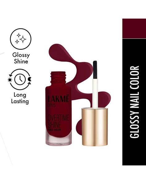 LAKME 9to5 P+G Nail - Smokey Crimson (6 ml)