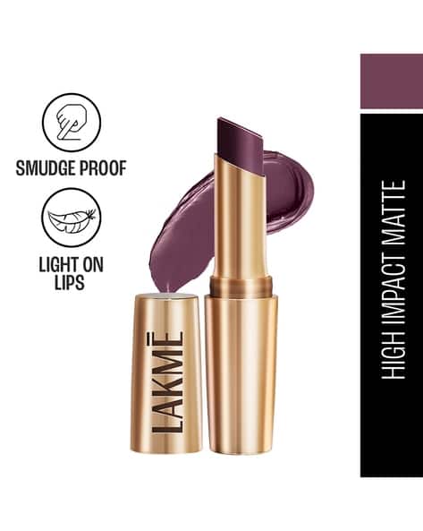 LAKME 9 to 5 Powerplay Priming Matte Lipstick Lasts 16hrs - Garnet Punch